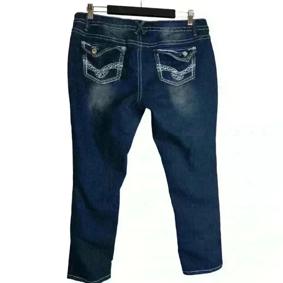 Rue 21 dark wash bootcut jeans 13/14 - Picture 2 of 5